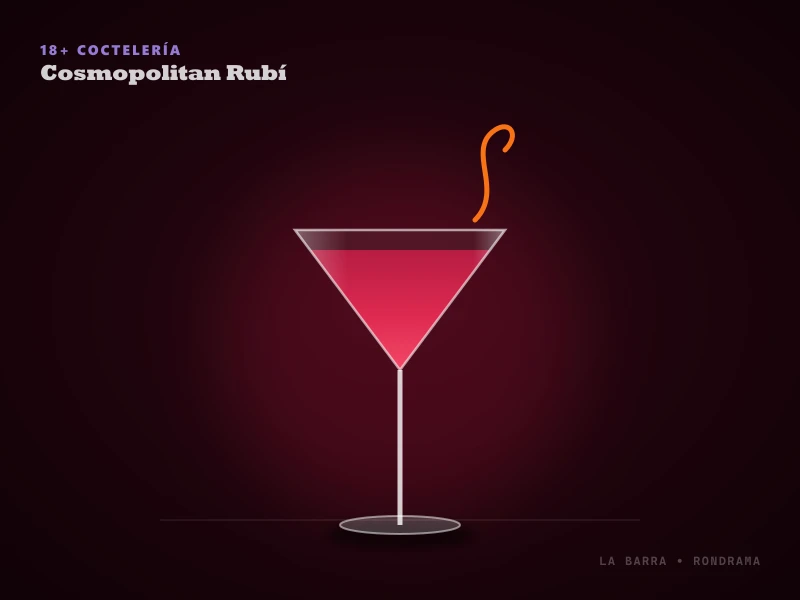 Presentación de Cosmopolitan Rosa Rubí