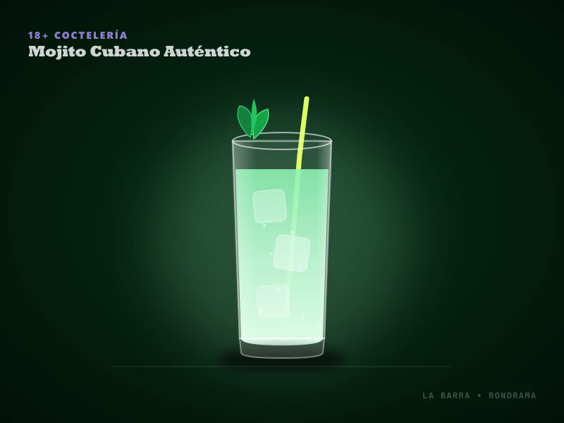 Presentación de Mojito Cubano Auténtico