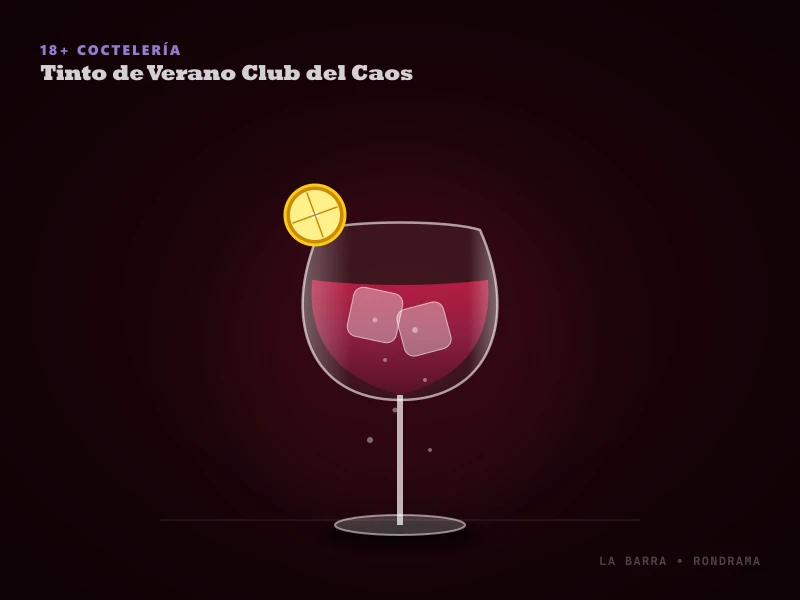 Presentación de Tinto de Verano Ilustrado
